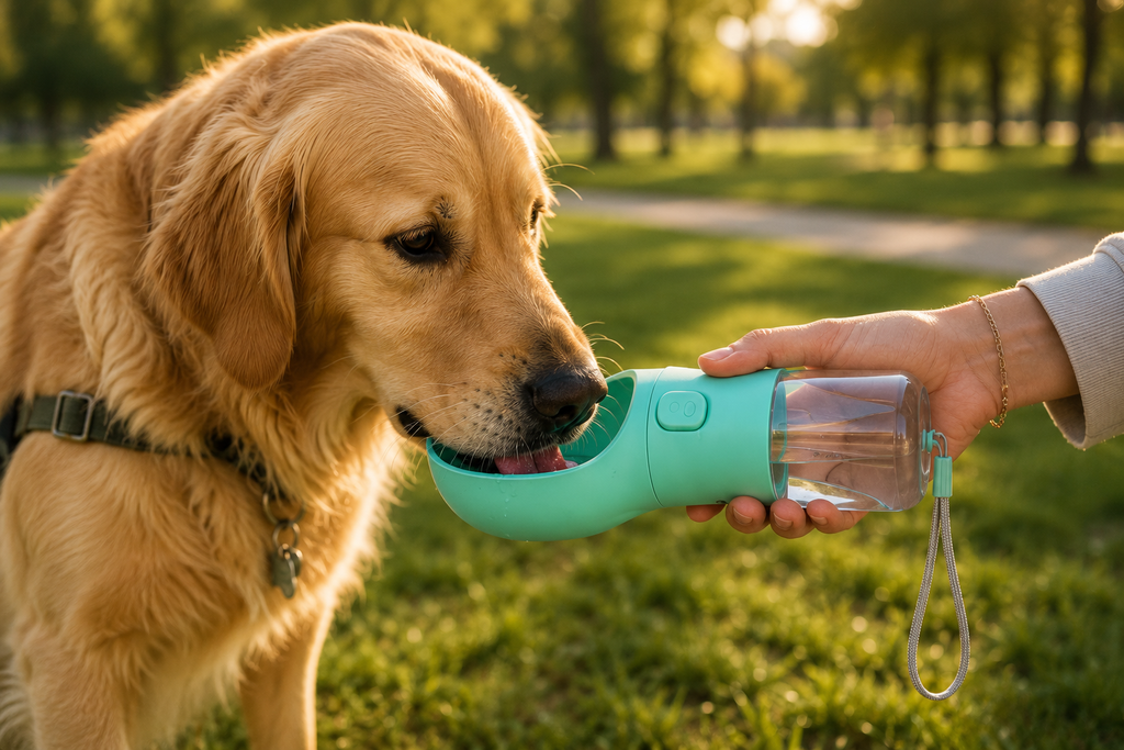 Luxury Portable Pet Water Bottle | Leakproof Travel Water Dispense