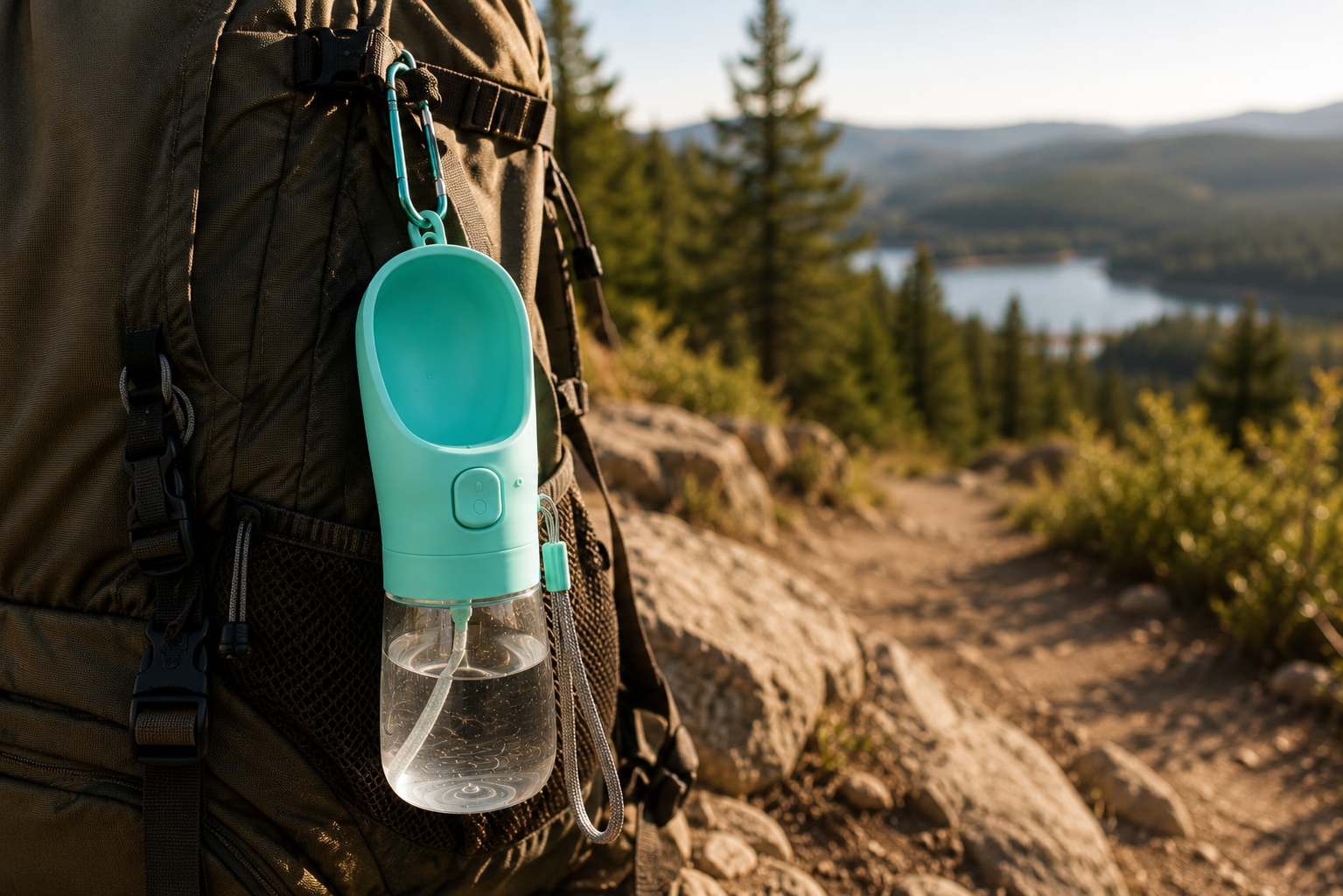 Luxury Portable Pet Water Bottle | Leakproof Travel Water Dispense