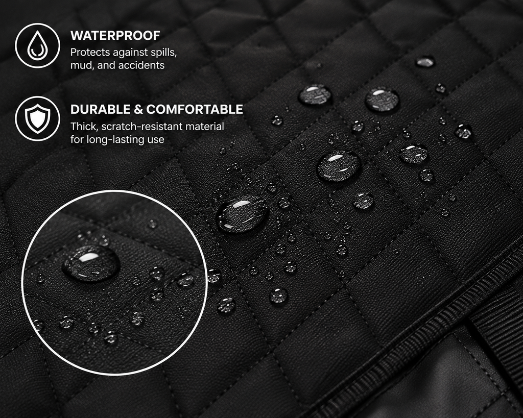 Premium Waterproof Dog Car Seat Cover | Protect Your Back Seat
