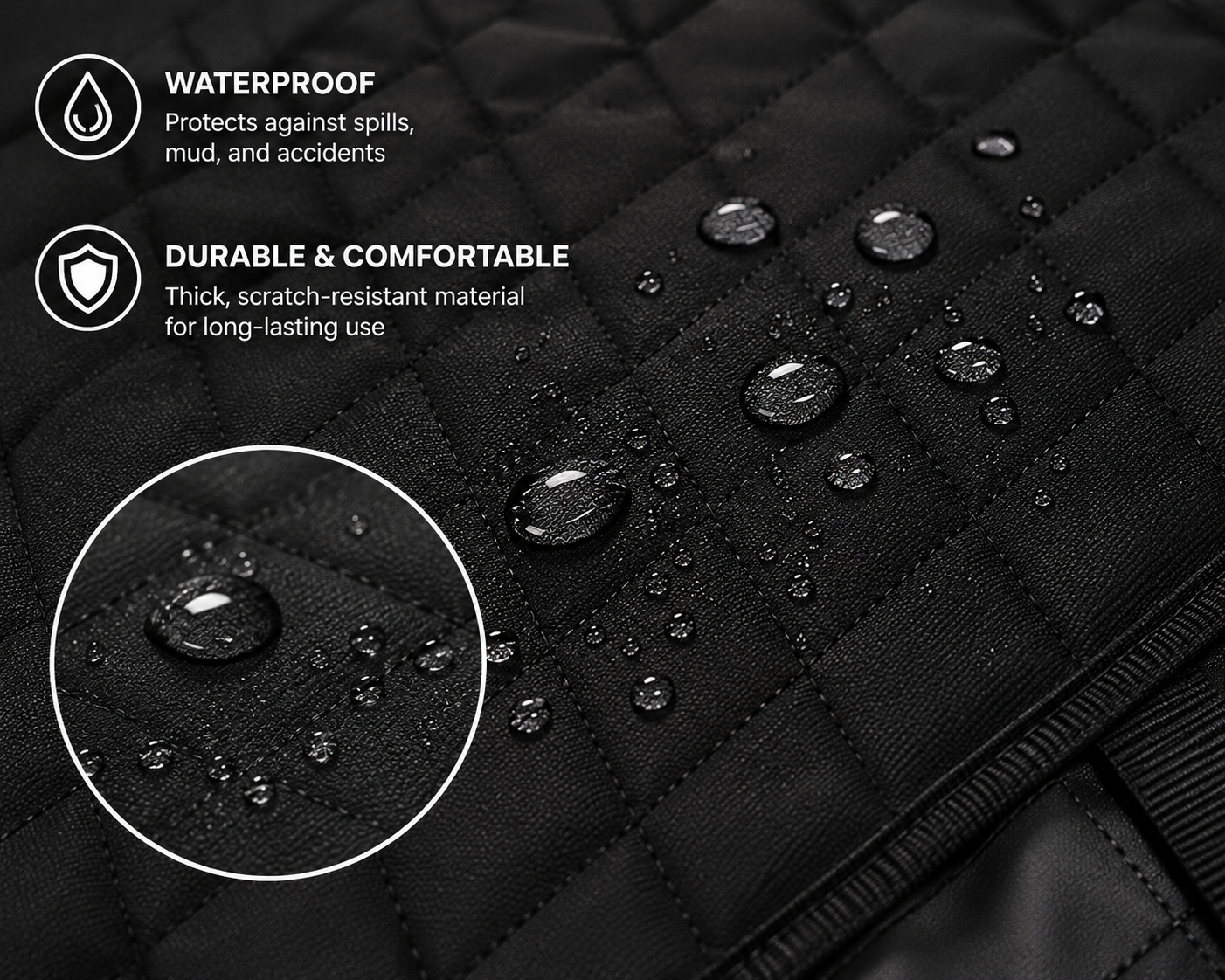 Premium Waterproof Dog Car Seat Cover | Protect Your Back Seat