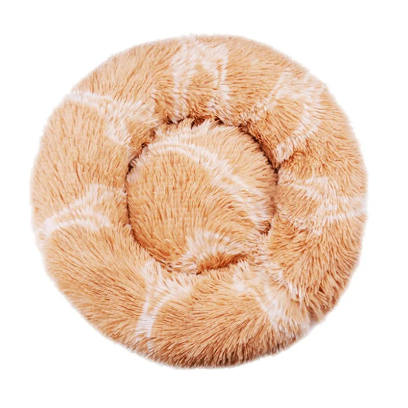 Calming Plush Pet Bed | Ultra-Soft Washable Dog & Cat Bed