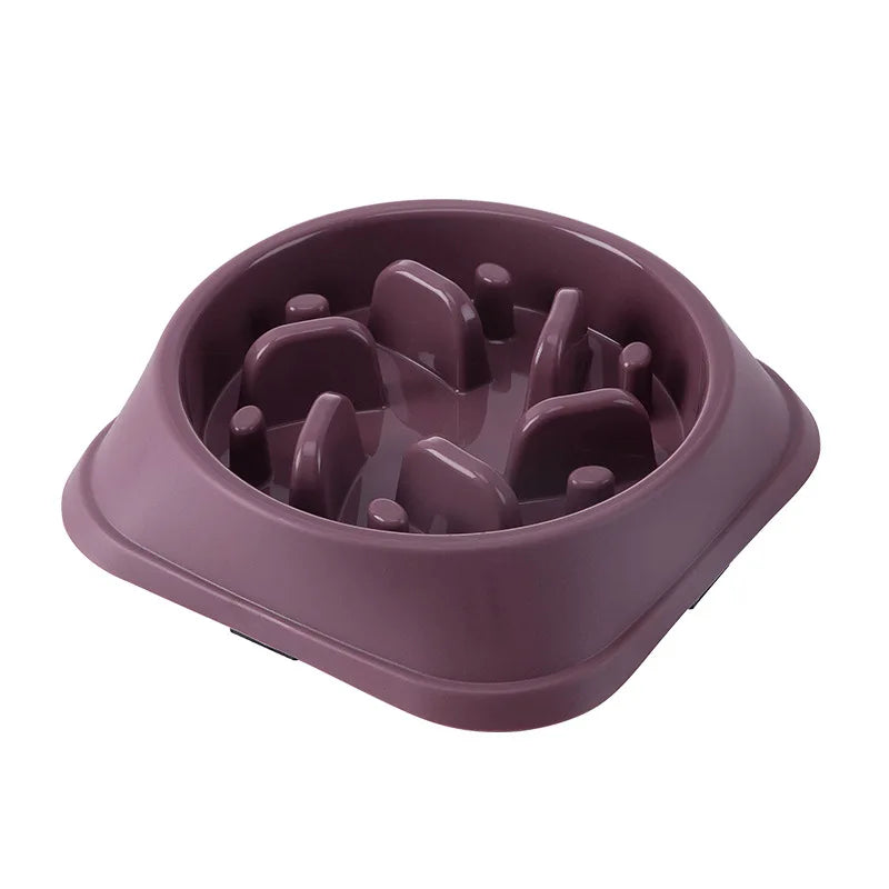 Luxury Slow Feed Pet Bowl | Anti-Choking Interactive Feeder