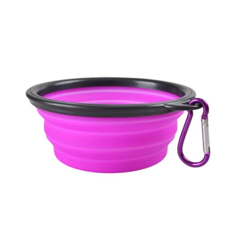 Collapsible Silicone Travel Pet Bowl | Portable Food & Water Bowl for Dogs & Cats
