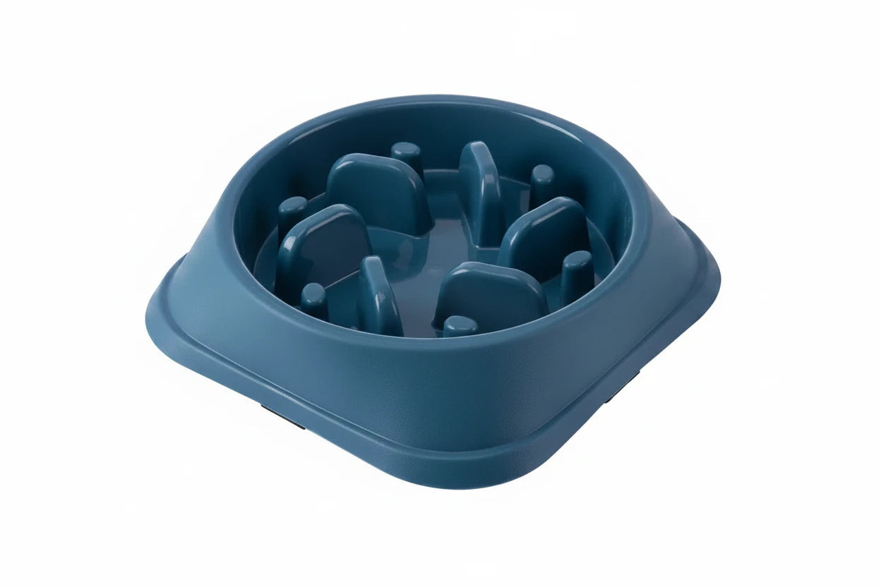 Luxury Slow Feed Pet Bowl | Anti-Choking Interactive Feeder