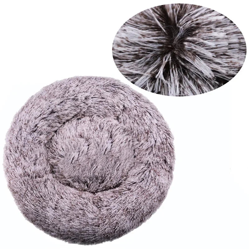 Calming Plush Pet Bed | Ultra-Soft Washable Dog & Cat Bed