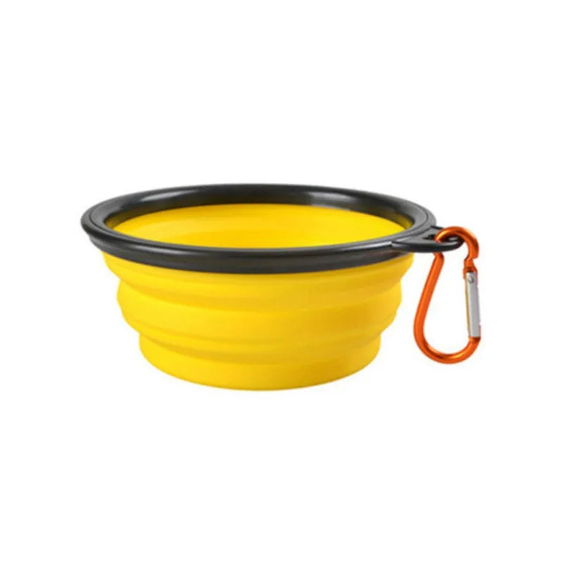 Collapsible Silicone Travel Pet Bowl | Portable Food & Water Bowl for Dogs & Cats