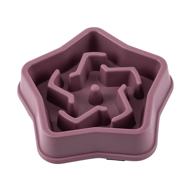 Luxury Slow Feed Pet Bowl | Anti-Choking Interactive Feeder