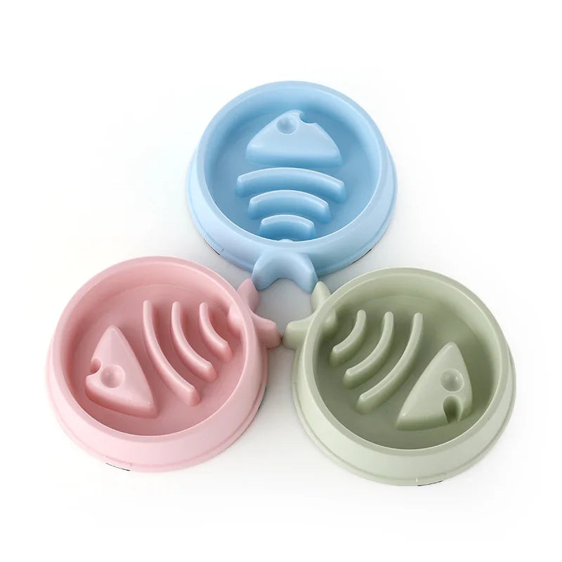 Luxury Slow Feed Pet Bowl | Anti-Choking Interactive Feeder