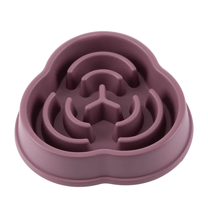 Luxury Slow Feed Pet Bowl | Anti-Choking Interactive Feeder