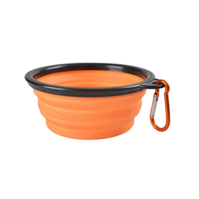 Collapsible Silicone Travel Pet Bowl | Portable Food & Water Bowl for Dogs & Cats