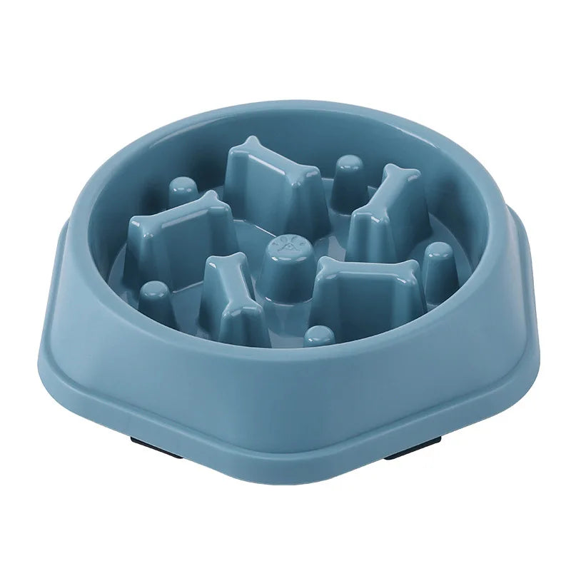 Luxury Slow Feed Pet Bowl | Anti-Choking Interactive Feeder
