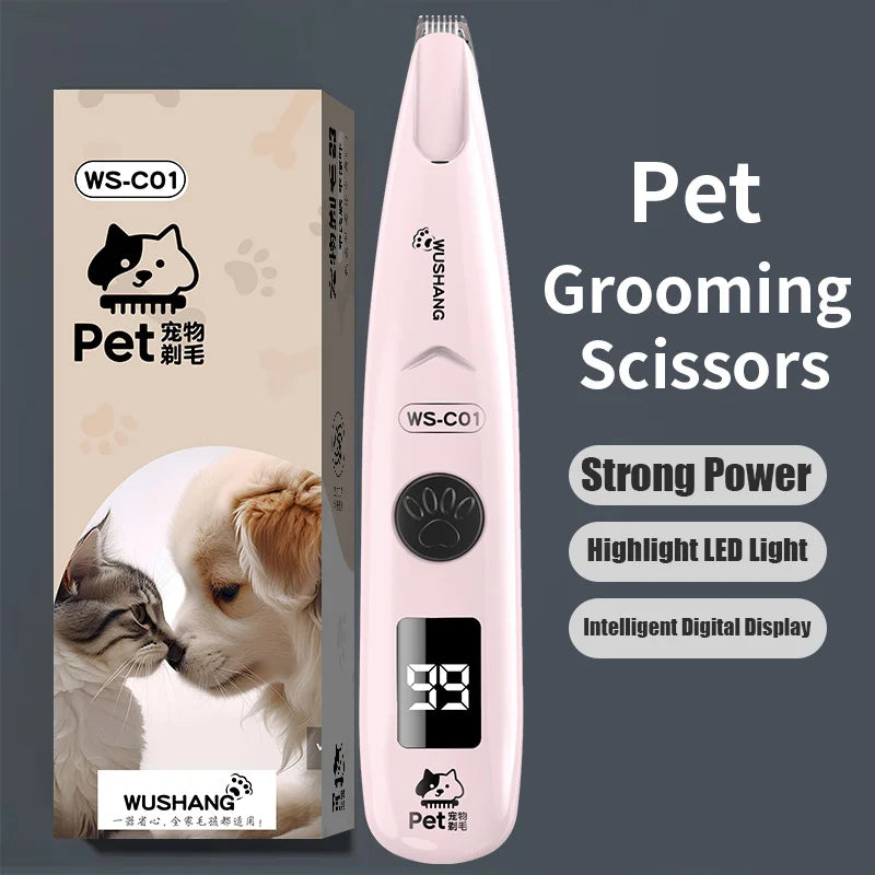 ZenPaws™ Quiet LED Paw Trimmer | Safe & Rechargeable