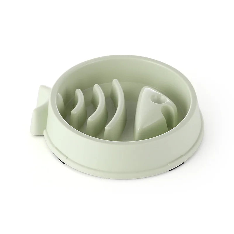 Luxury Slow Feed Pet Bowl | Anti-Choking Interactive Feeder