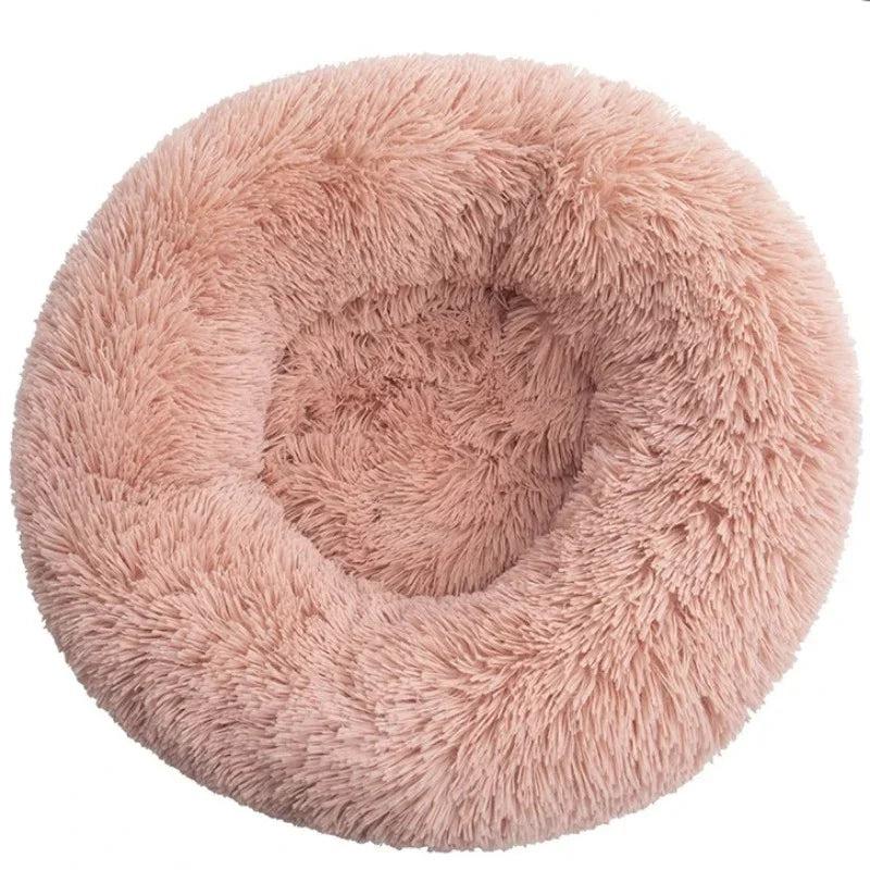 Calming Plush Pet Bed | Ultra-Soft Washable Dog & Cat Bed