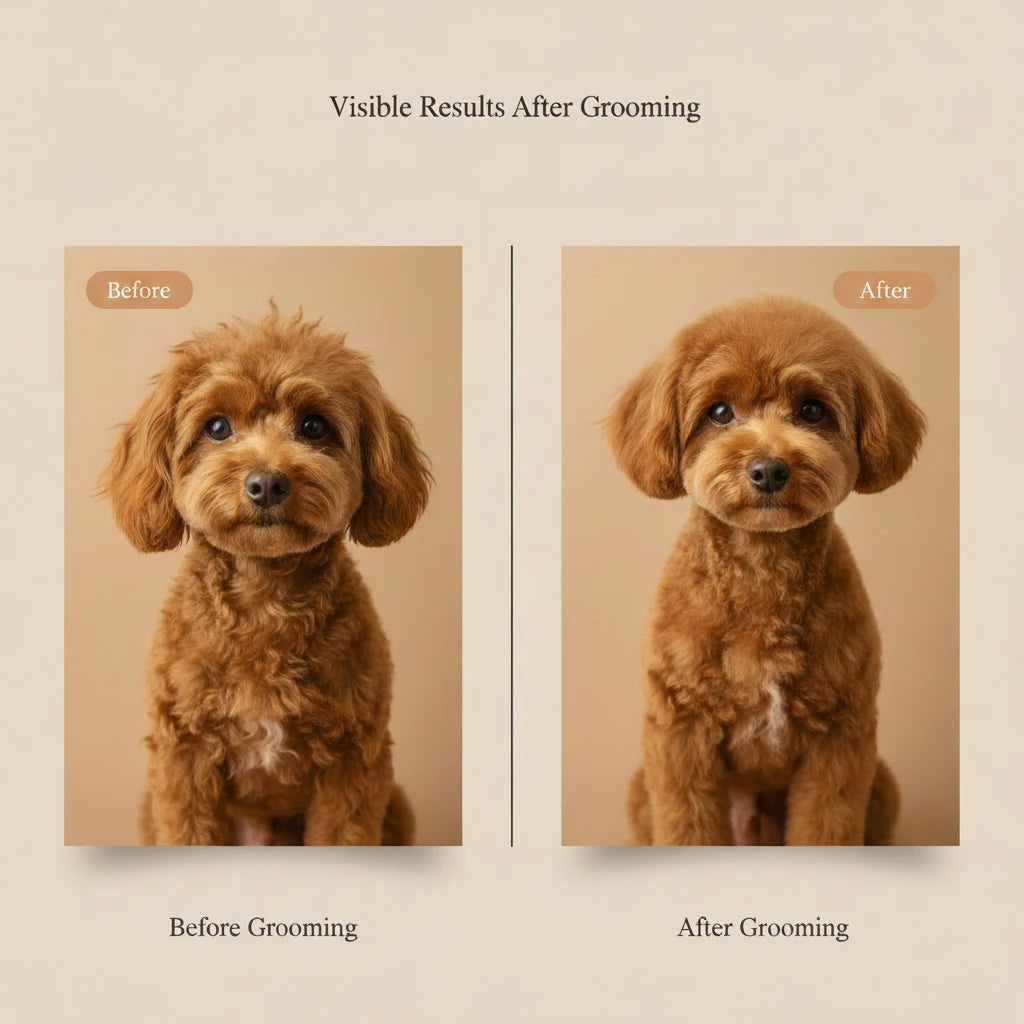Luxury Self-Cleaning Pet Grooming Brush | Effortless Shedding & Deshedding
