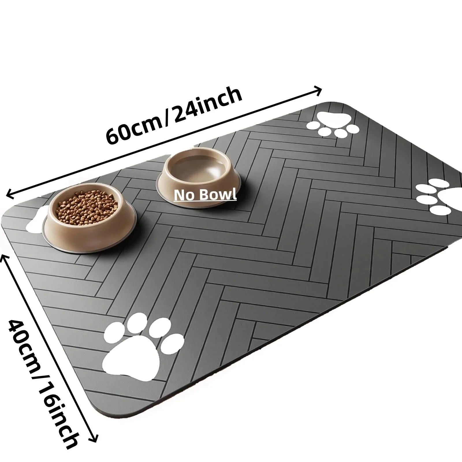 Luxury Quick-Dry Pet Feeding Mat | Waterproof & Super Absorbent