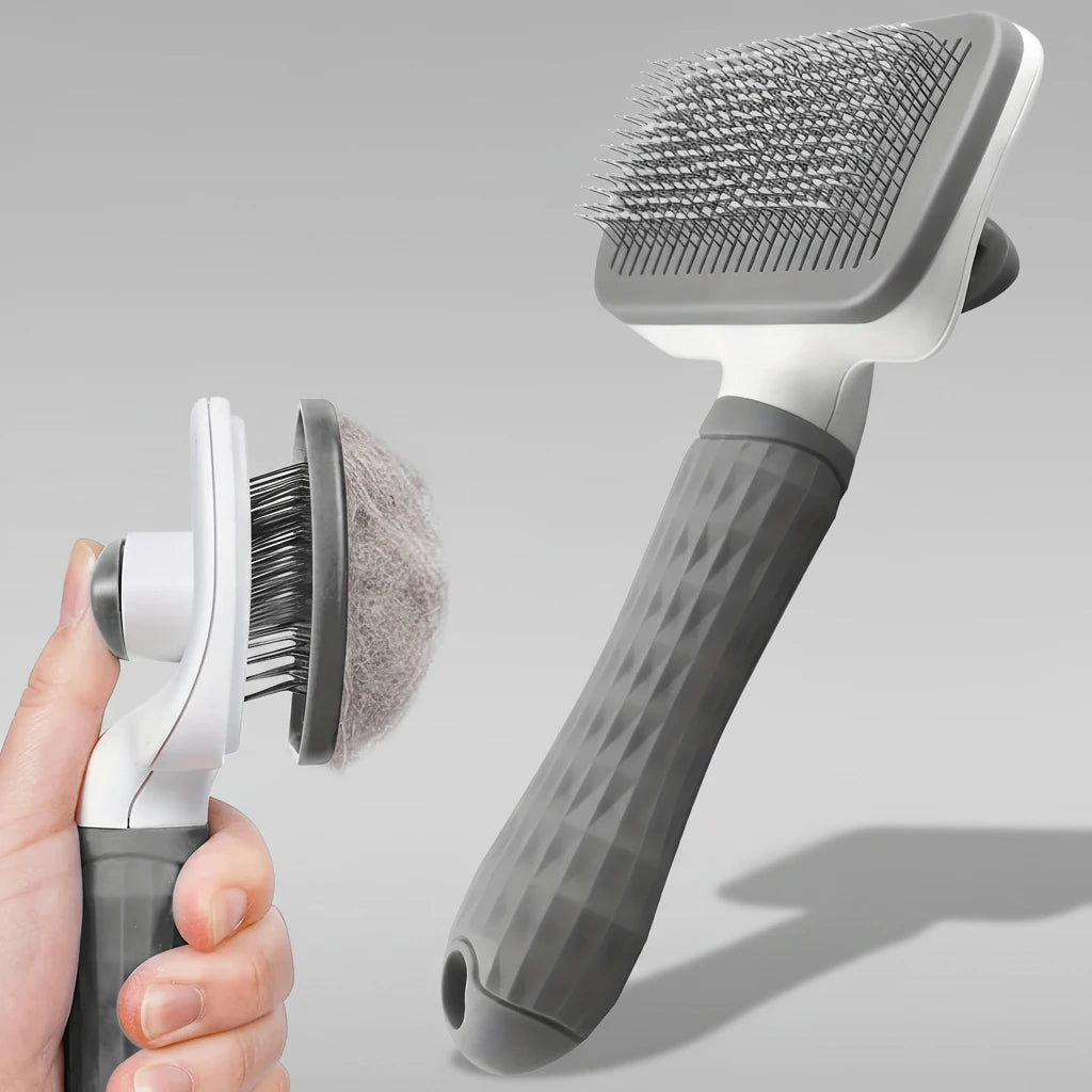 Luxury Self-Cleaning Pet Grooming Brush | Effortless Shedding & Deshedding