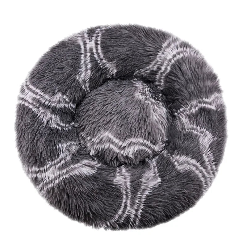 Calming Plush Pet Bed | Ultra-Soft Washable Dog & Cat Bed