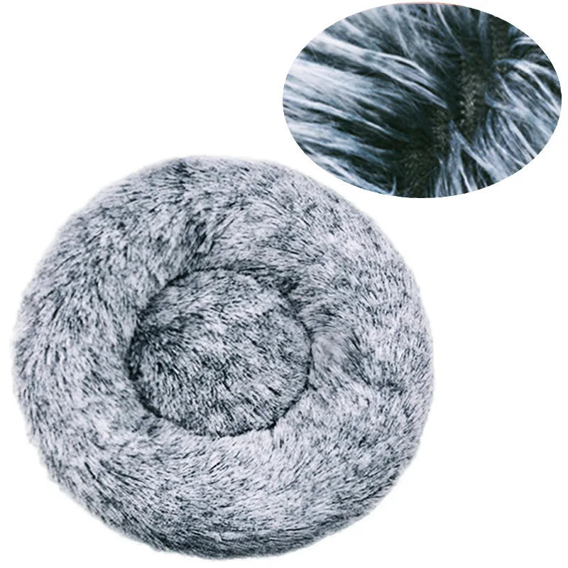 Calming Plush Pet Bed | Ultra-Soft Washable Dog & Cat Bed
