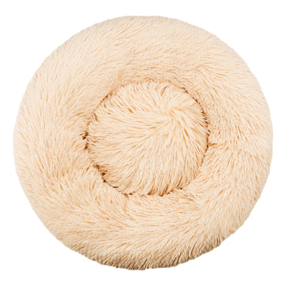 Calming Plush Pet Bed | Ultra-Soft Washable Dog & Cat Bed