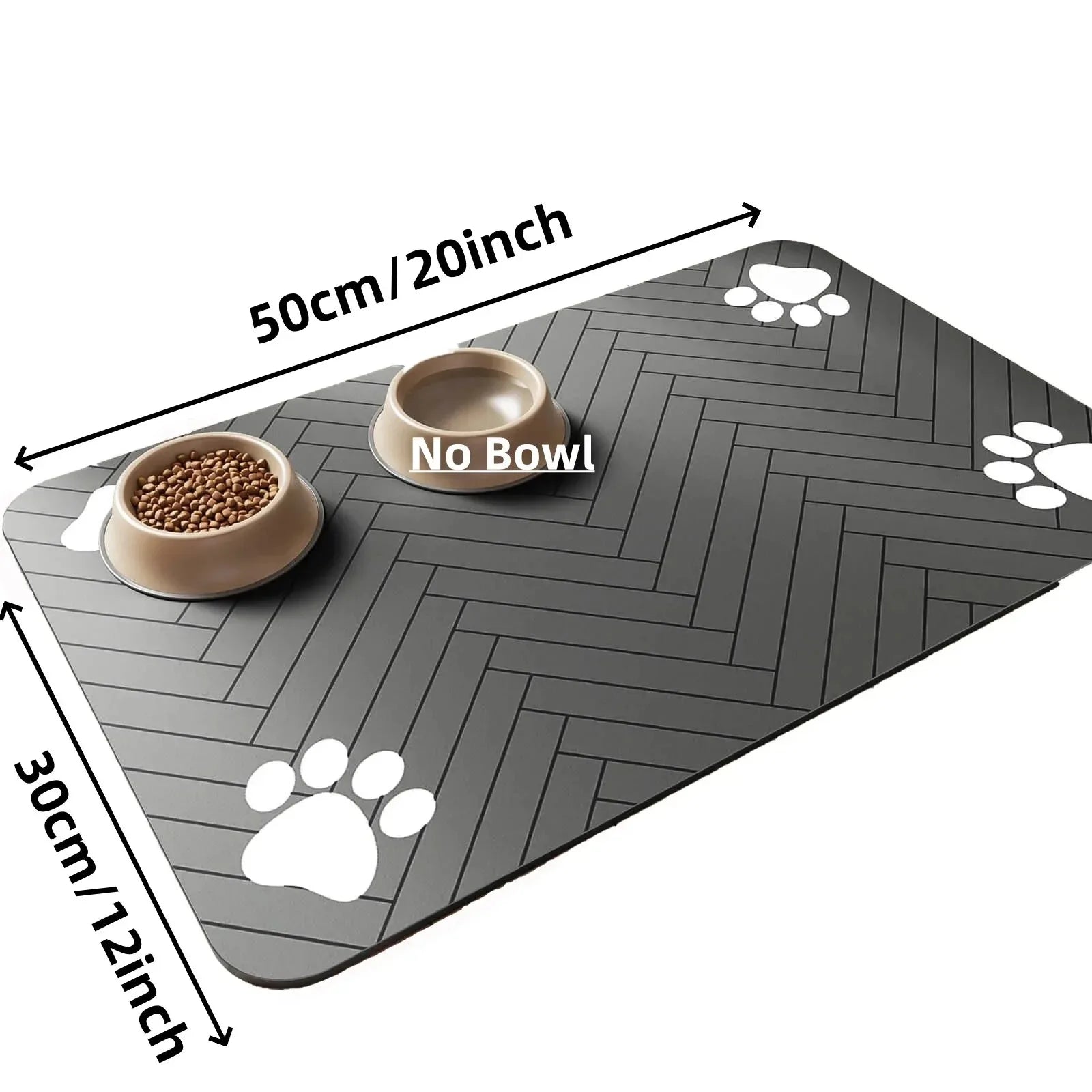 Luxury Quick-Dry Pet Feeding Mat | Waterproof & Super Absorbent