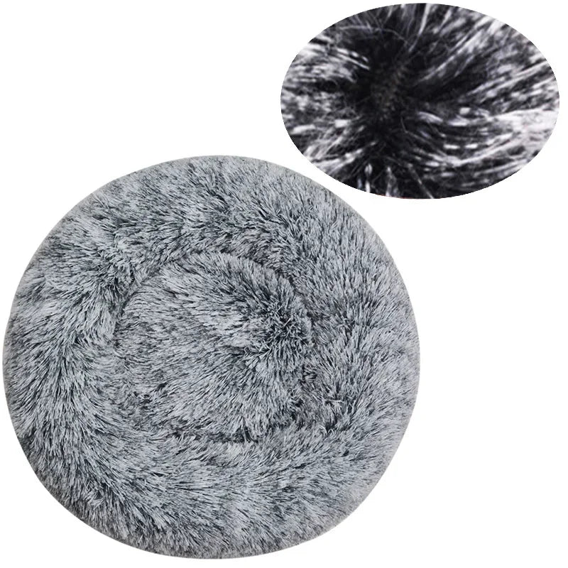 Calming Plush Pet Bed | Ultra-Soft Washable Dog & Cat Bed