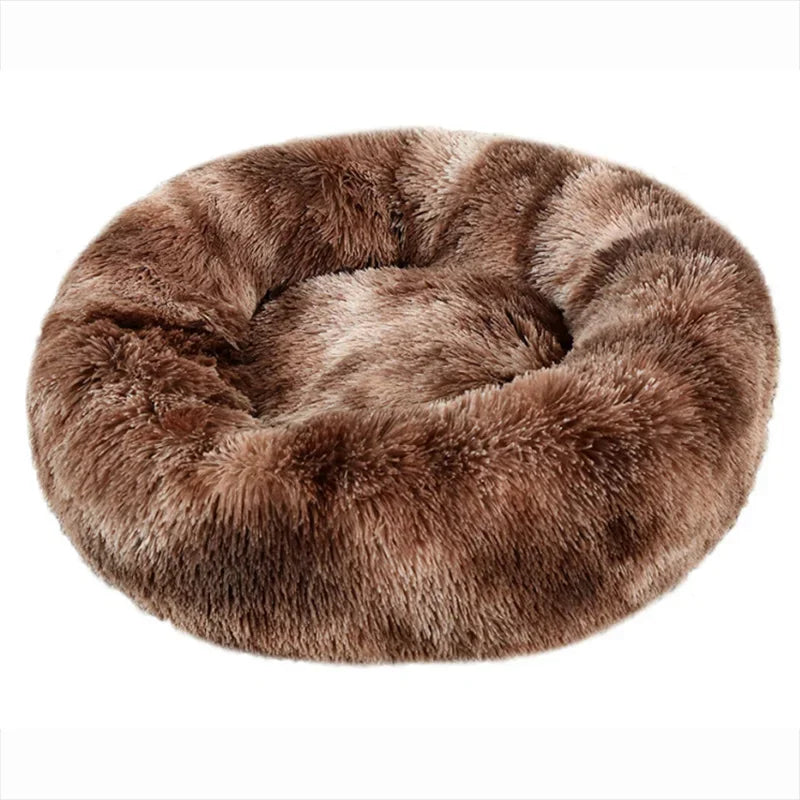 Calming Plush Pet Bed | Ultra-Soft Washable Dog & Cat Bed
