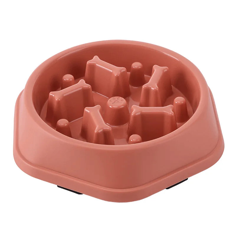 Luxury Slow Feed Pet Bowl | Anti-Choking Interactive Feeder