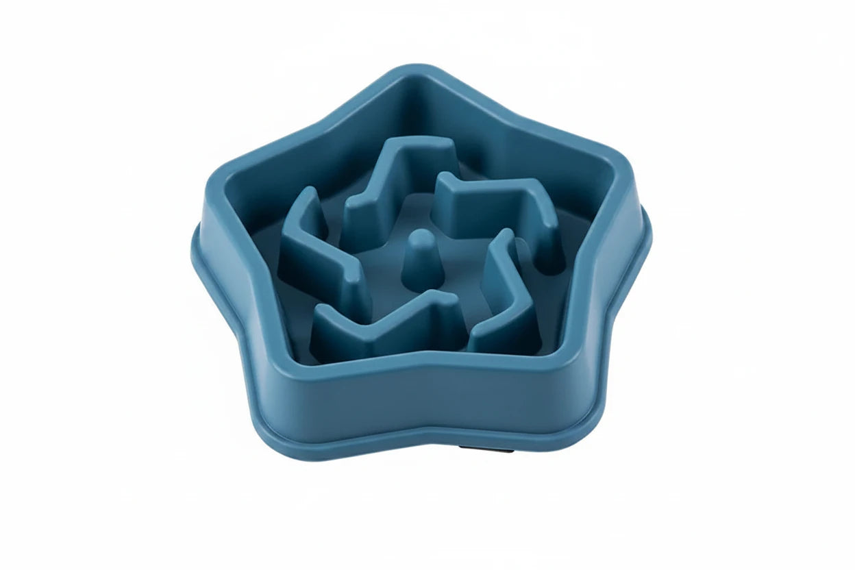 Luxury Slow Feed Pet Bowl | Anti-Choking Interactive Feeder