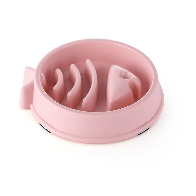 Luxury Slow Feed Pet Bowl | Anti-Choking Interactive Feeder