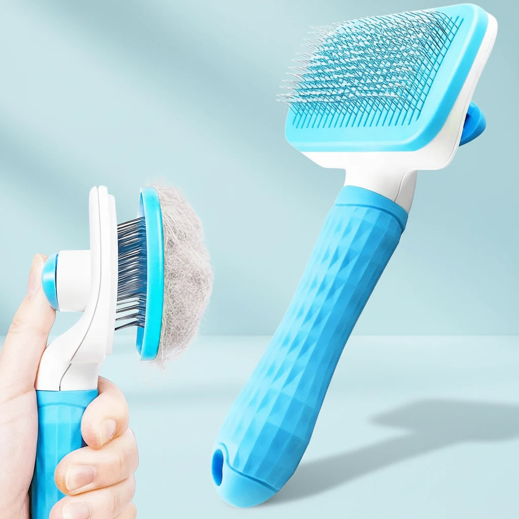 Luxury Self-Cleaning Pet Grooming Brush | Effortless Shedding & Deshedding