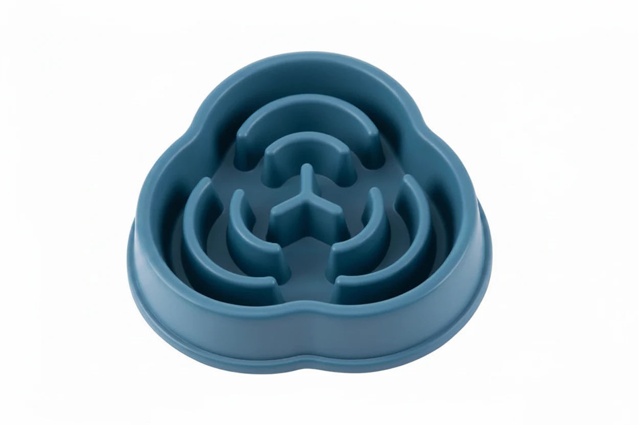 Luxury Slow Feed Pet Bowl | Anti-Choking Interactive Feeder