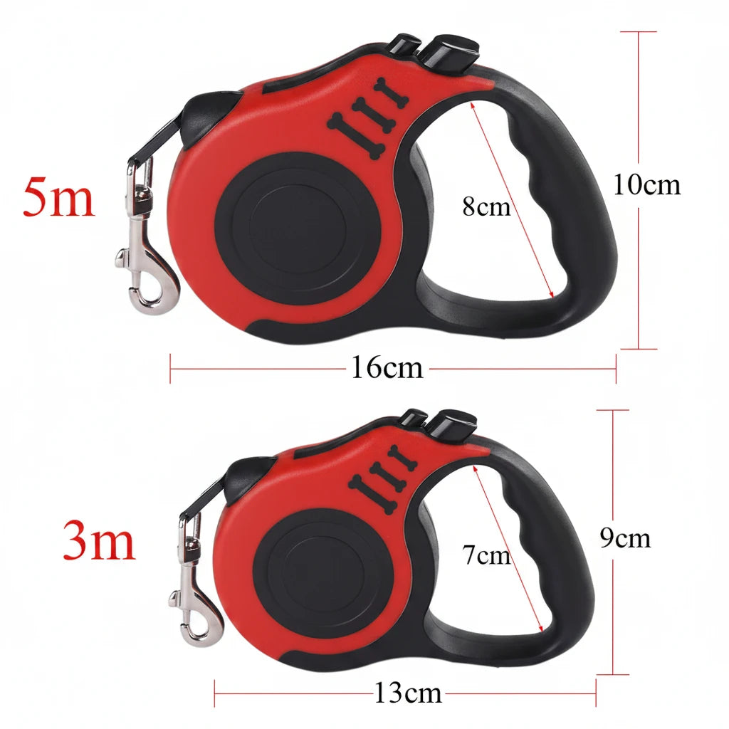 Luxury Retractable Dog Leash | Smooth Lock & Comfortable Grip