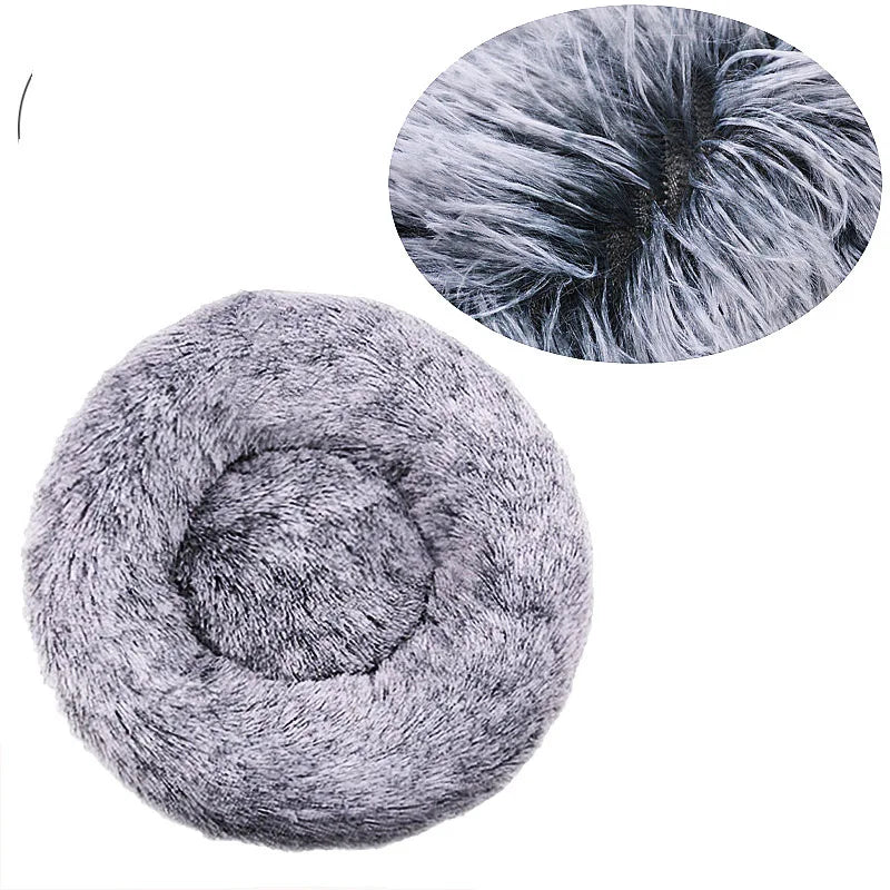 Calming Plush Pet Bed | Ultra-Soft Washable Dog & Cat Bed