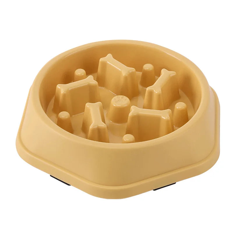 Luxury Slow Feed Pet Bowl | Anti-Choking Interactive Feeder