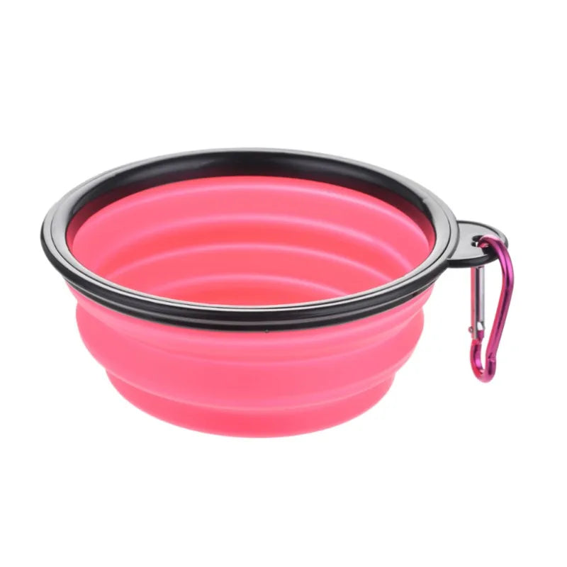 Collapsible Silicone Travel Pet Bowl | Portable Food & Water Bowl for Dogs & Cats