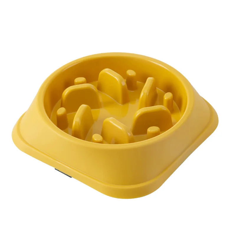 Luxury Slow Feed Pet Bowl | Anti-Choking Interactive Feeder