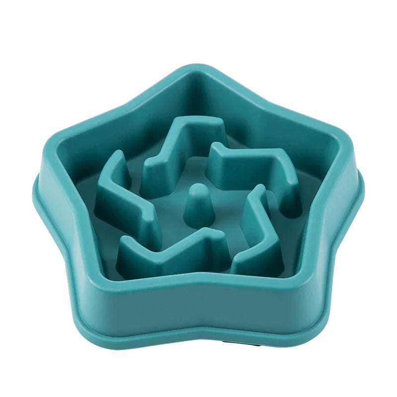 Luxury Slow Feed Pet Bowl | Anti-Choking Interactive Feeder