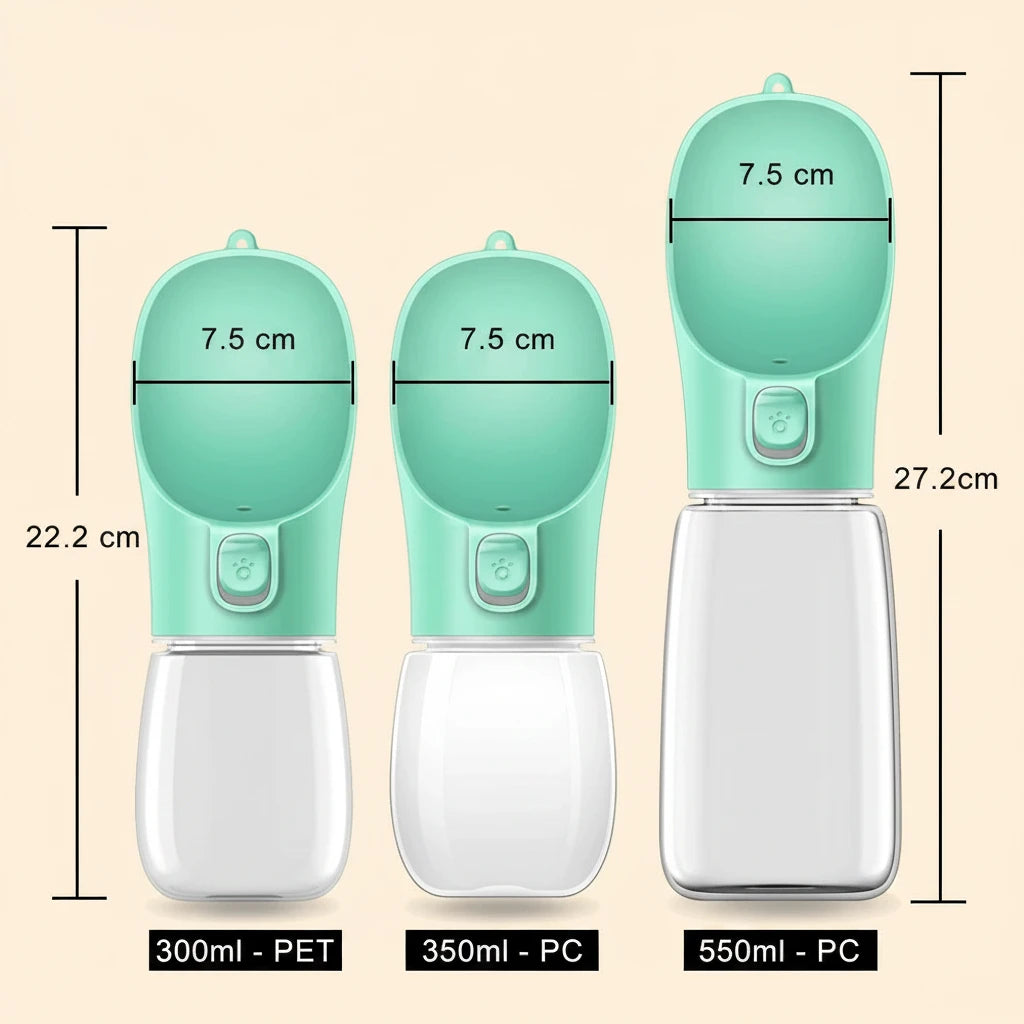 Luxury Portable Pet Water Bottle | Leakproof Travel Water Dispense