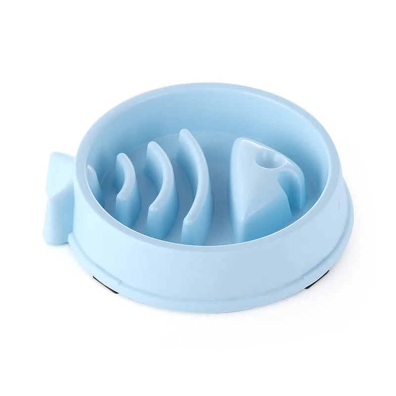 Luxury Slow Feed Pet Bowl | Anti-Choking Interactive Feeder