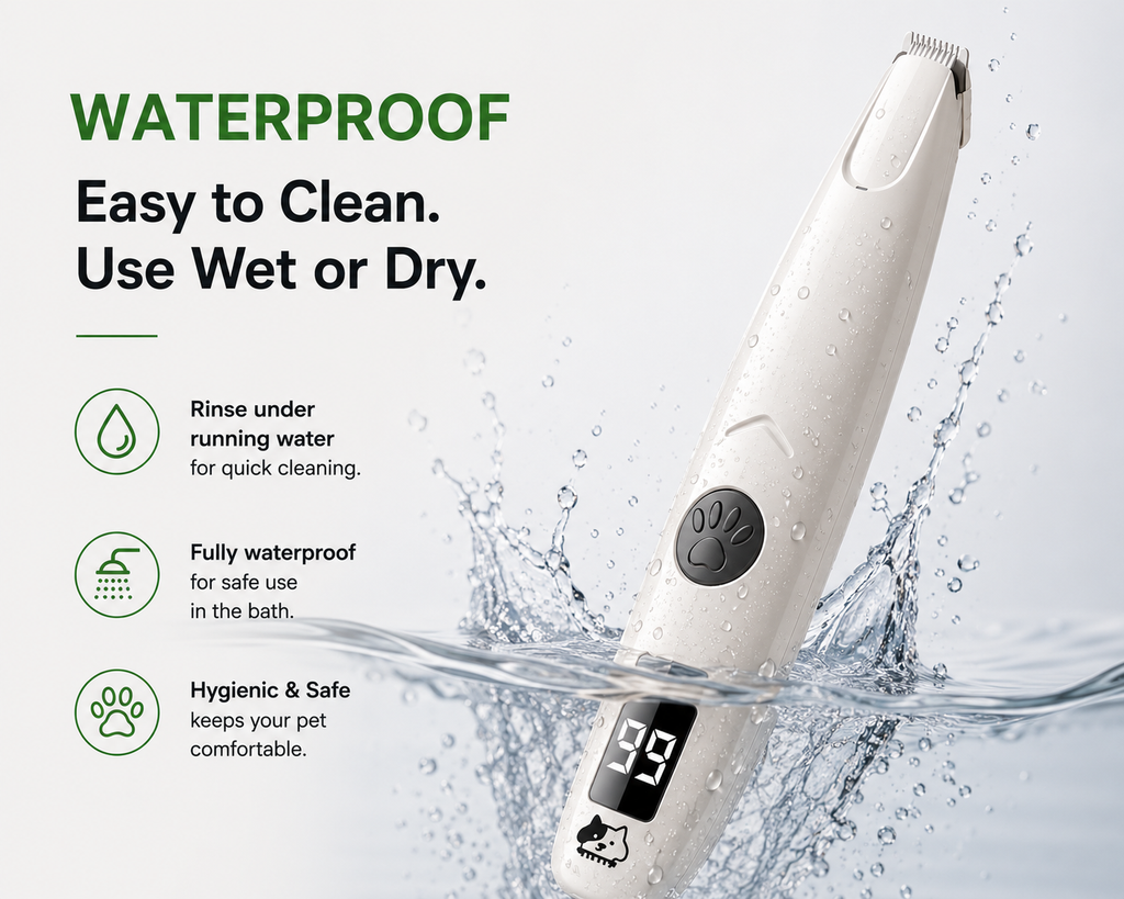 ZenPaws™ Quiet LED Paw Trimmer | Safe & Rechargeable